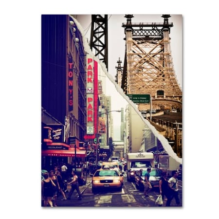 Philippe Hugonnard 'NYC Traffic' Canvas Art,18x24